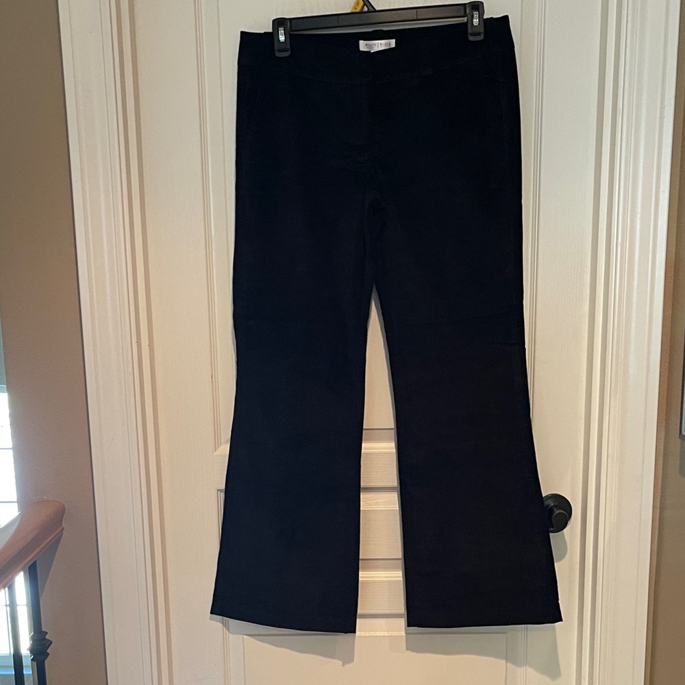 White House Black Market Black Flare Pants